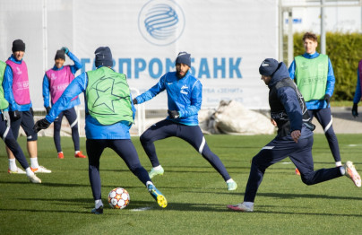 Открытая тренировка «Зенита» перед матчем с «Ювентусом»