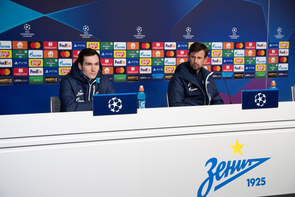 Пресс-конференция «Зенита» перед матчем с «Ювентусом»