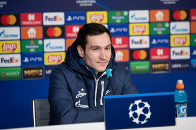 Пресс-конференция «Зенита» перед матчем с «Ювентусом»