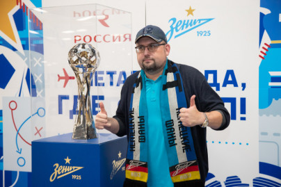 Фан-променад на матче «Зенит» — «Динамо»