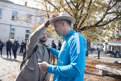 Прогулка команды перед матчем «Ювентус» — «Зенит»