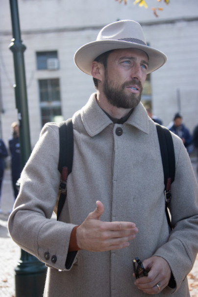 Прогулка команды перед матчем «Ювентус» — «Зенит»