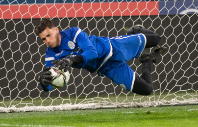 Тренировка  сборной Кипра перед матчем со сборной России