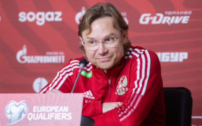 Пресс-конференция сборной России перед матчем с Кипром