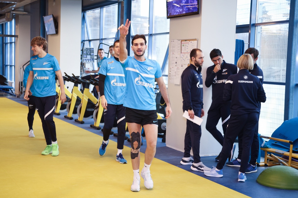 Тренировка «Зенита» перед матчем с «Нижним Новгородом»