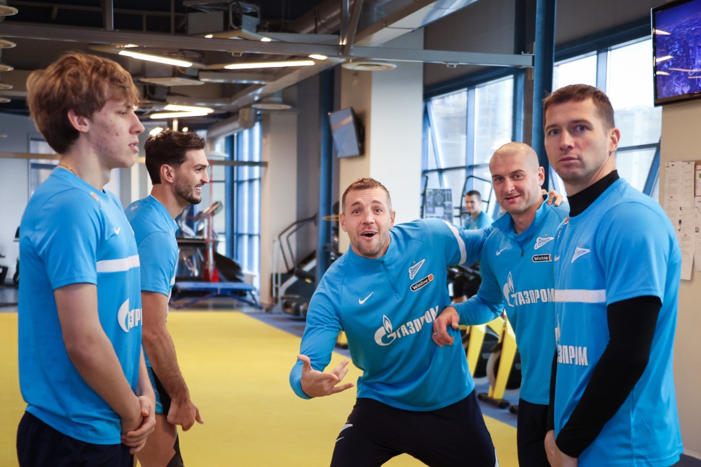Тренировка «Зенита» перед матчем с «Нижним Новгородом»