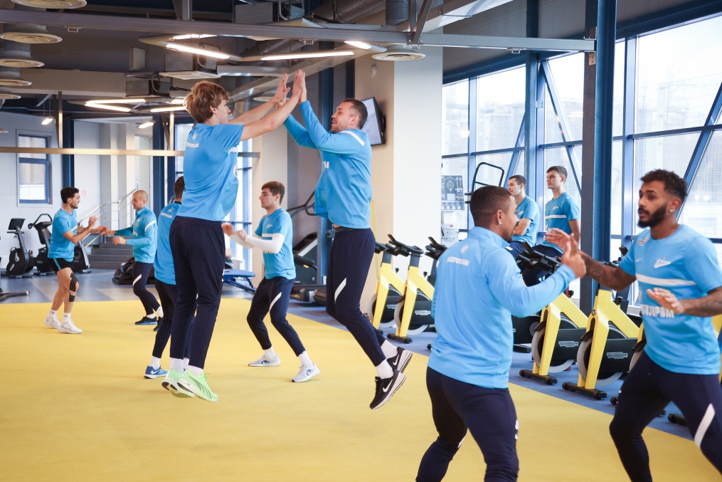 Тренировка «Зенита» перед матчем с «Нижним Новгородом»