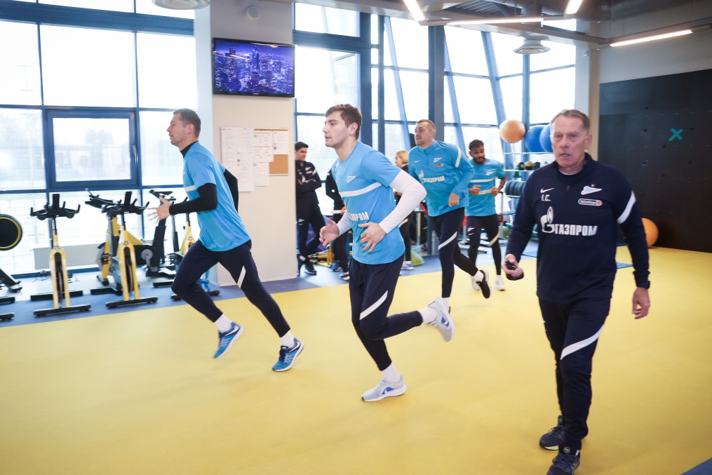 Тренировка «Зенита» перед матчем с «Нижним Новгородом»