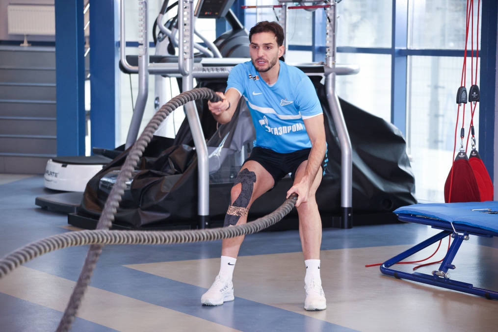 Тренировка «Зенита» перед матчем с «Нижним Новгородом»