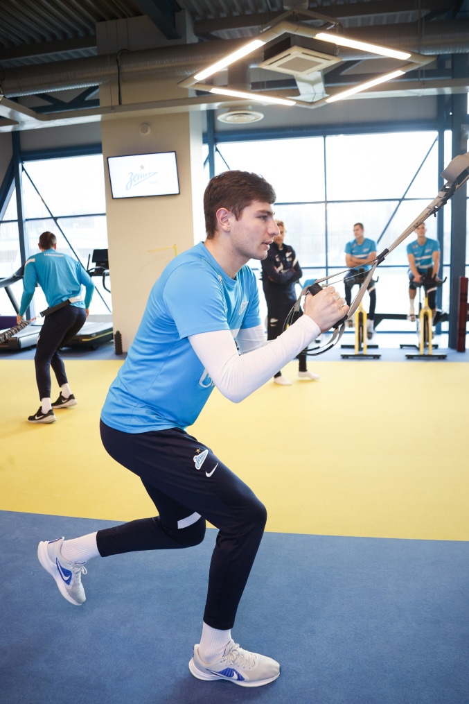 Тренировка «Зенита» перед матчем с «Нижним Новгородом»