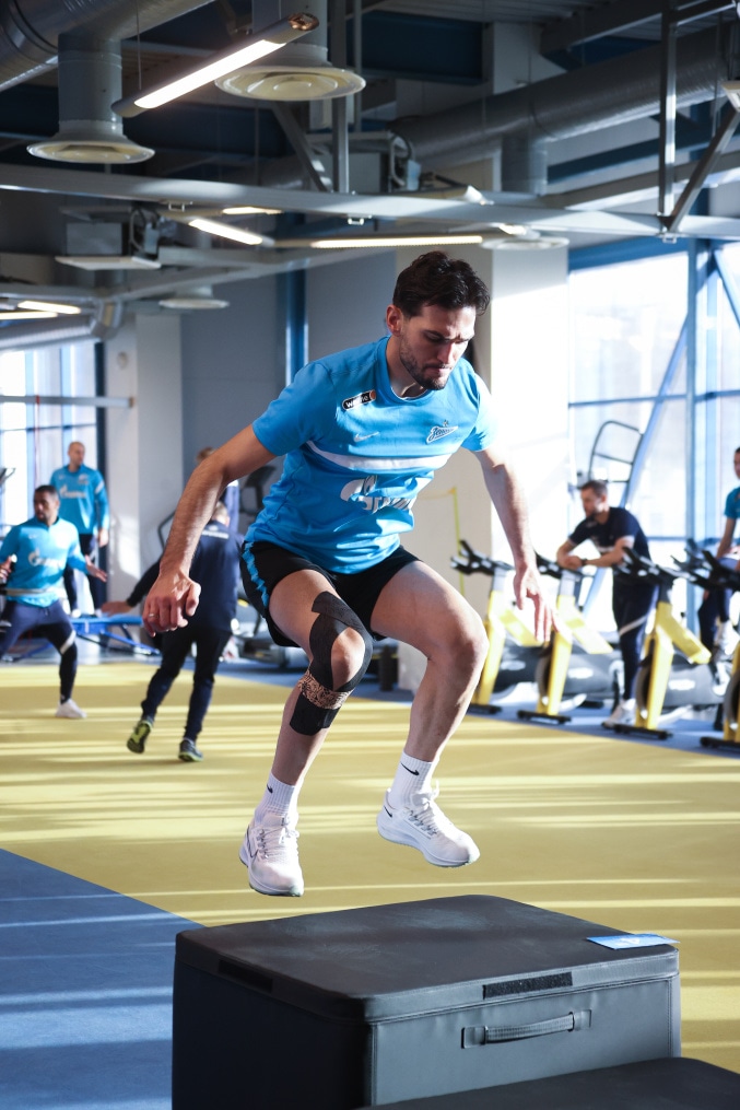 Тренировка «Зенита» перед матчем с «Нижним Новгородом»