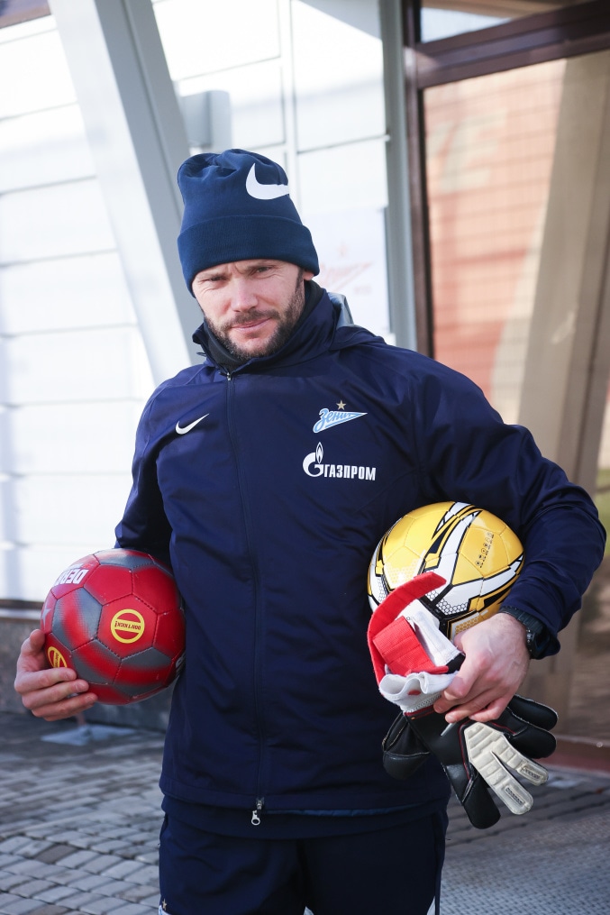 Тренировка «Зенита» перед матчем с «Нижним Новгородом»