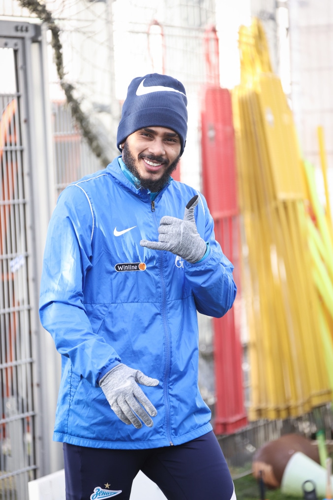 Тренировка «Зенита» перед матчем с «Нижним Новгородом»