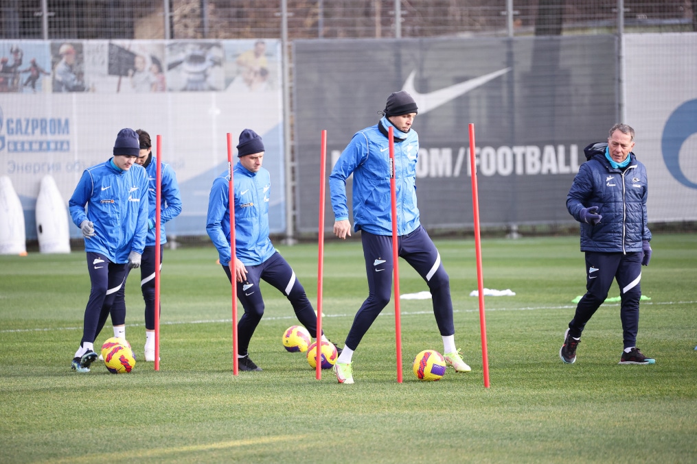 Тренировка «Зенита» перед матчем с «Нижним Новгородом»