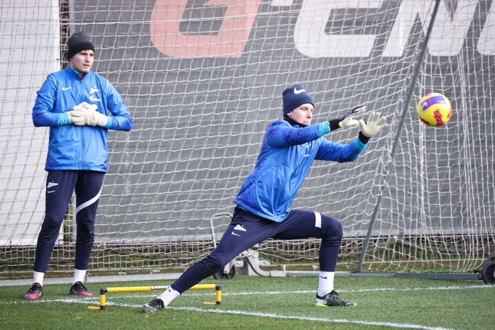 Тренировка «Зенита» перед матчем с «Нижним Новгородом»