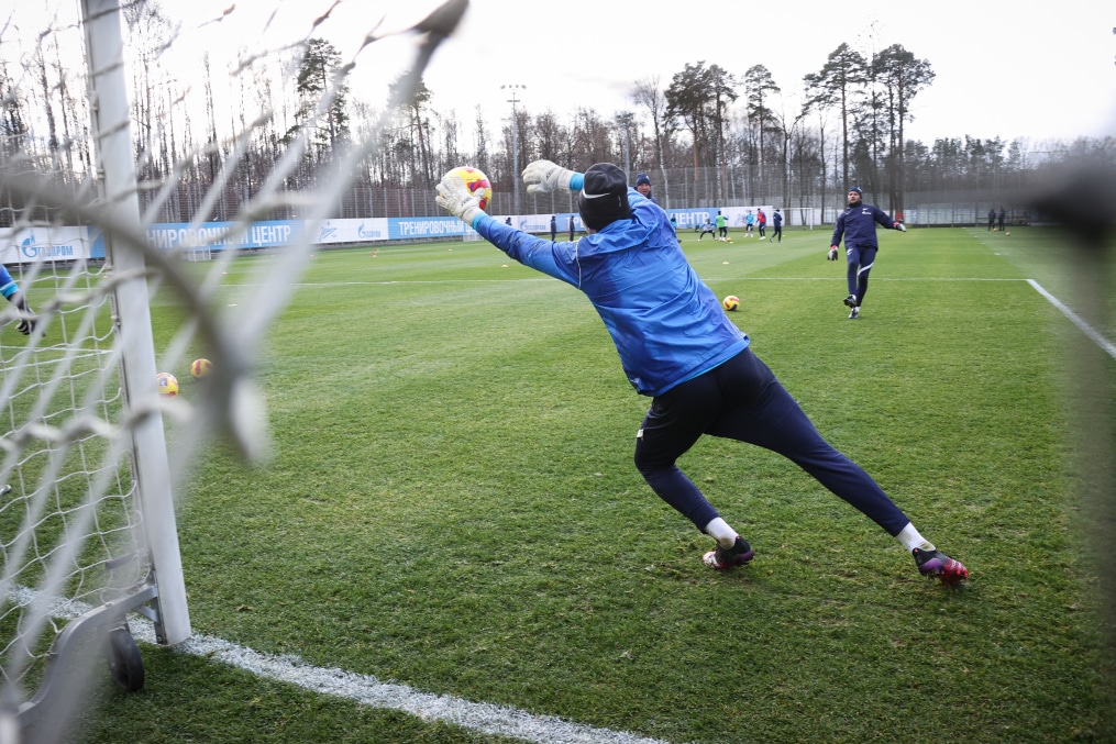 Тренировка «Зенита» перед матчем с «Нижним Новгородом»