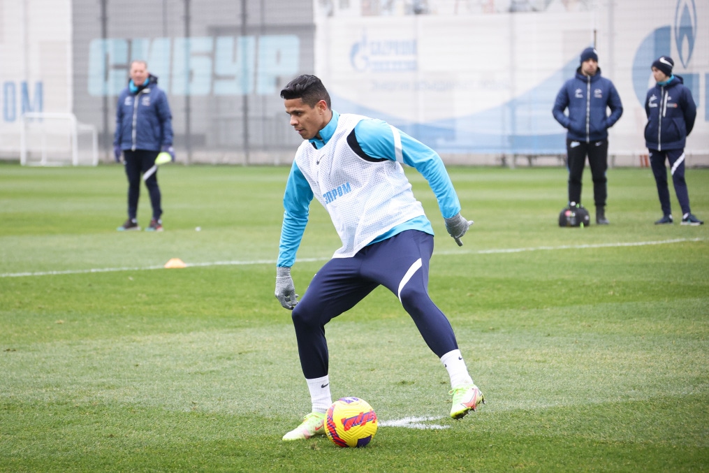 Тренировка «Зенита» перед матчем с «Нижним Новгородом»