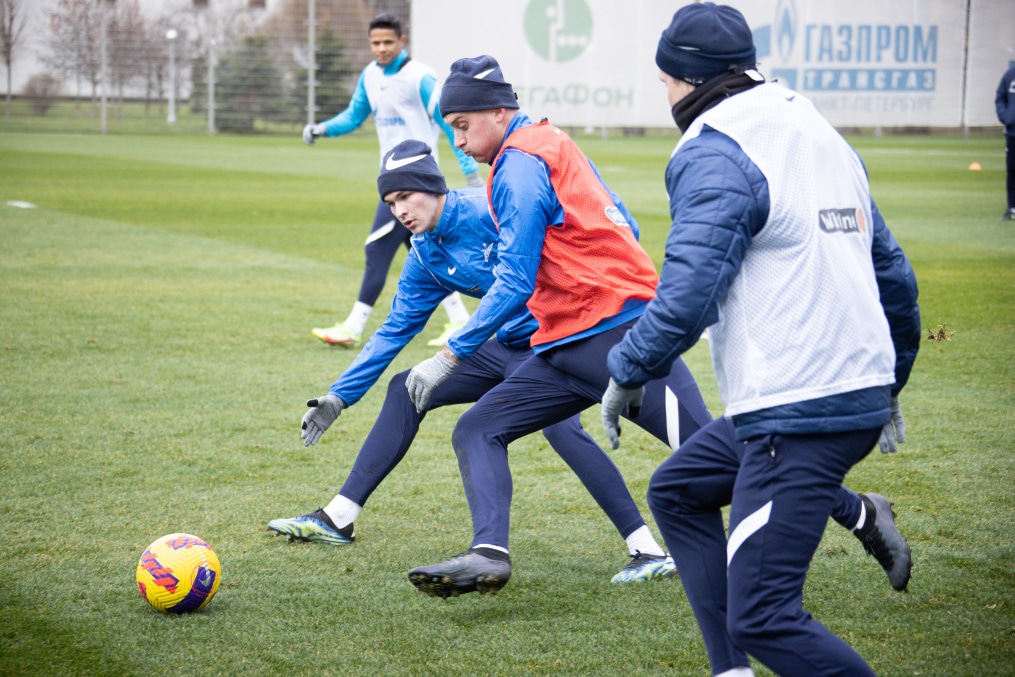 Тренировка «Зенита» перед матчем с «Нижним Новгородом»