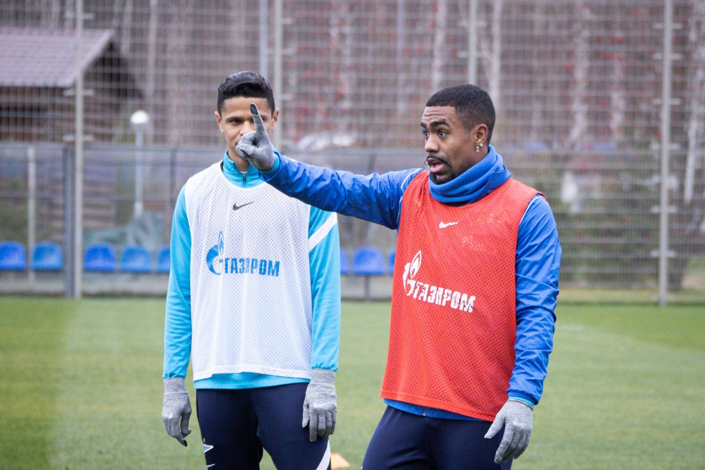Тренировка «Зенита» перед матчем с «Нижним Новгородом»