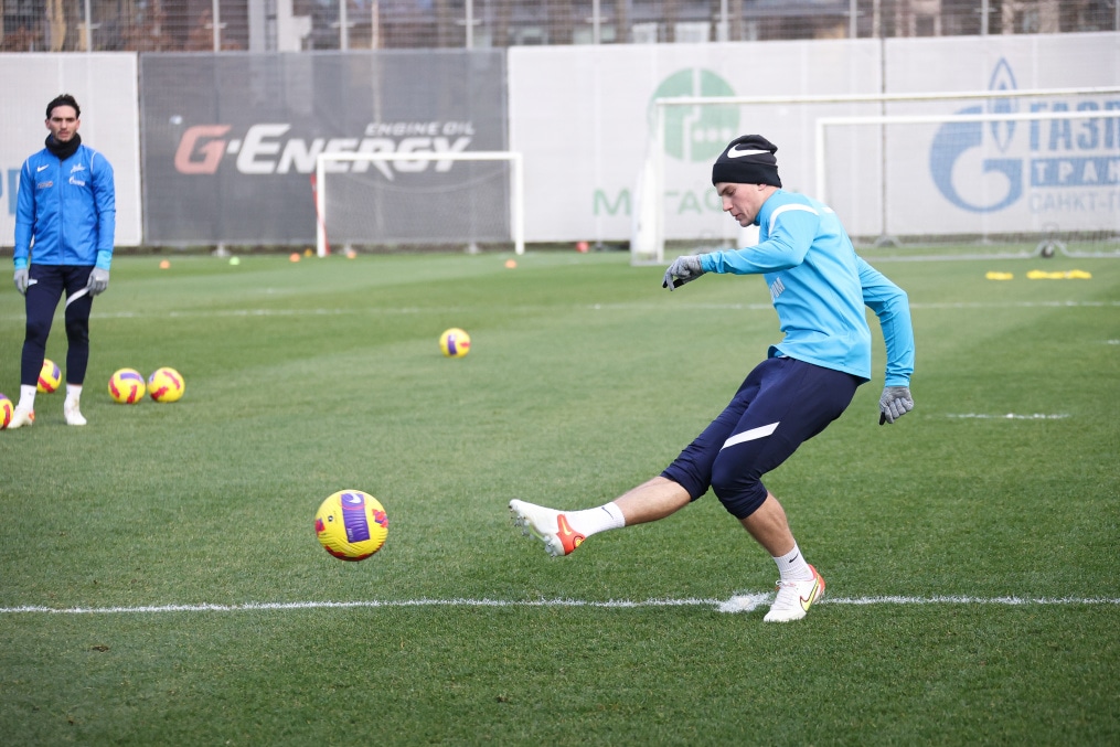 Тренировка «Зенита» перед матчем с «Нижним Новгородом»