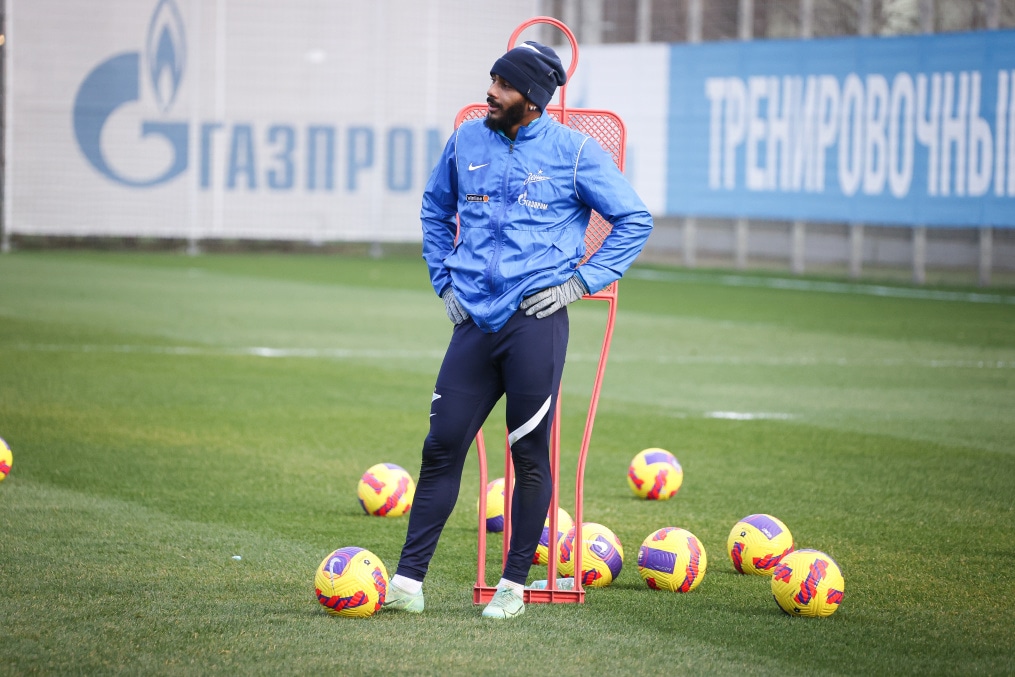 Тренировка «Зенита» перед матчем с «Нижним Новгородом»