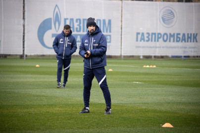 Тренировка «Зенита» перед матчем с «Нижним Новгородом»