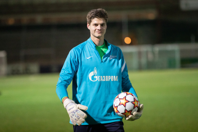 Тренировка молодежного «Зенита» перед матчем с «Мальмё»