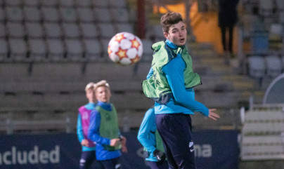 Тренировка молодежного «Зенита» перед матчем с «Мальмё»