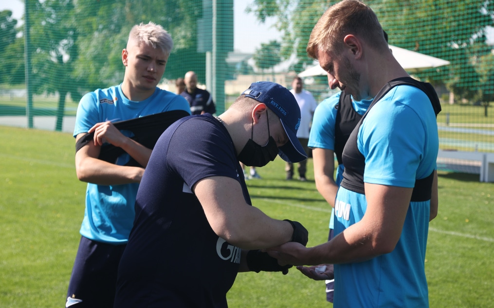 «Газпром»-тренировочные сборы в Дубае: 14 января, утренняя тренировка