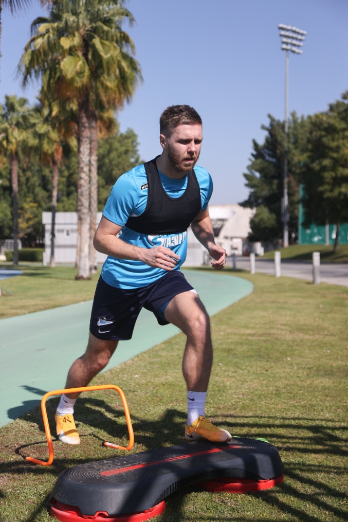 «Газпром»-тренировочные сборы в Дубае: 14 января, утренняя тренировка