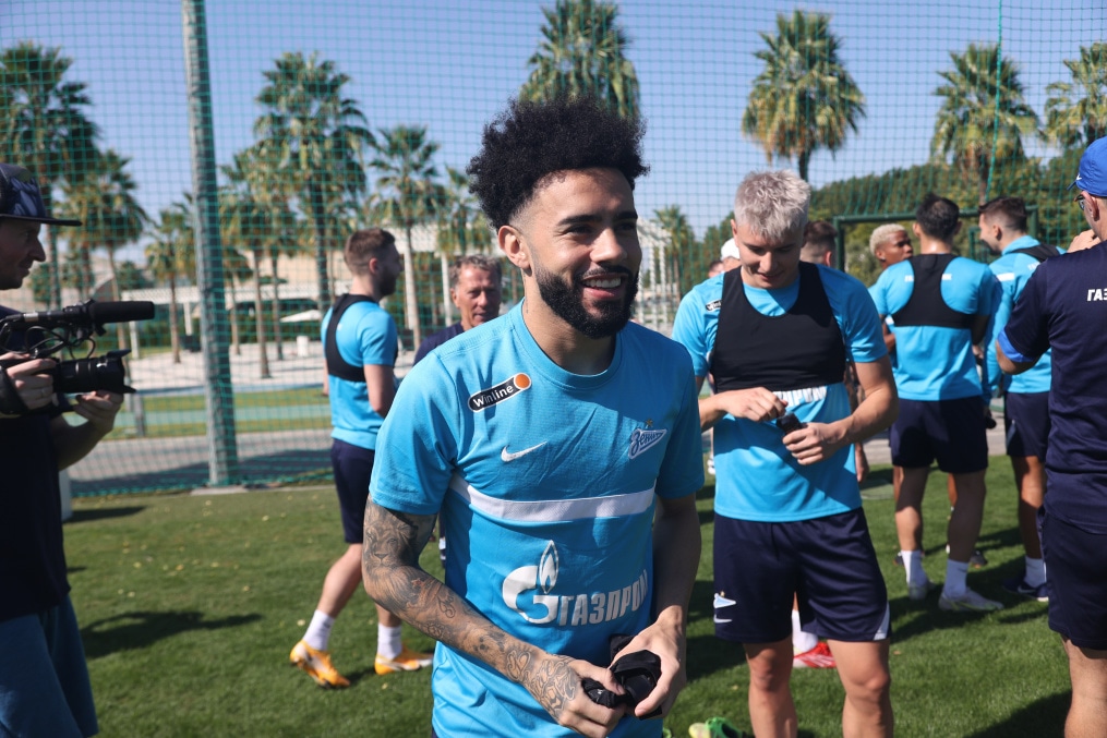 «Газпром»-тренировочные сборы в Дубае: 14 января, утренняя тренировка