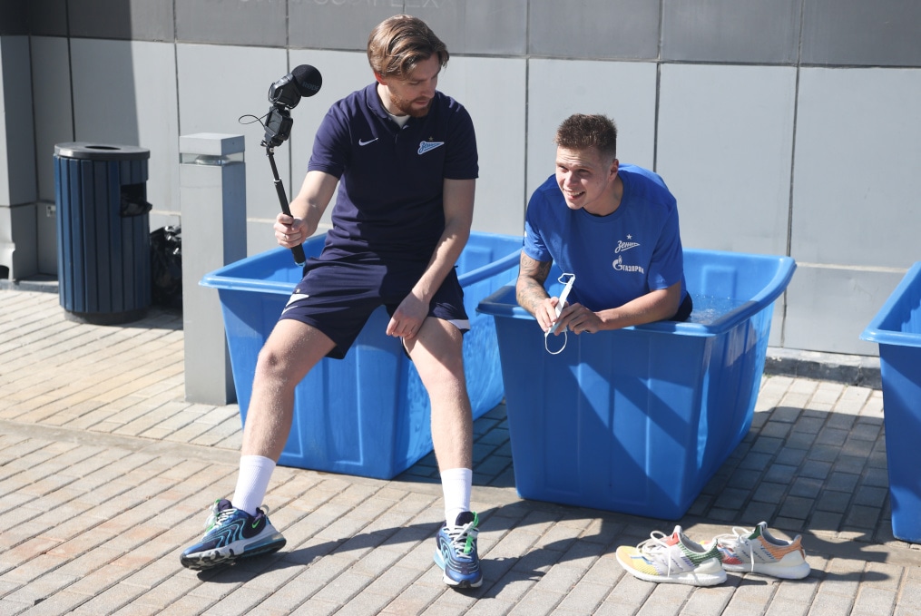 «Газпром»-тренировочные сборы в Дубае: 14 января, утренняя тренировка