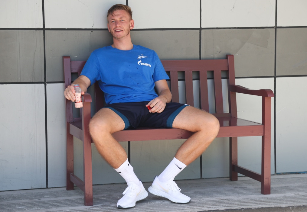 «Газпром»-тренировочные сборы в Дубае: 14 января, утренняя тренировка