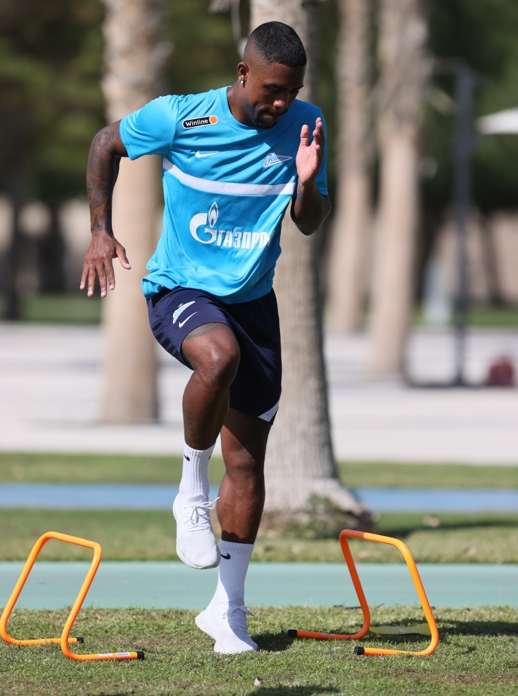 «Газпром»-тренировочные сборы в Дубае: 14 января, утренняя тренировка