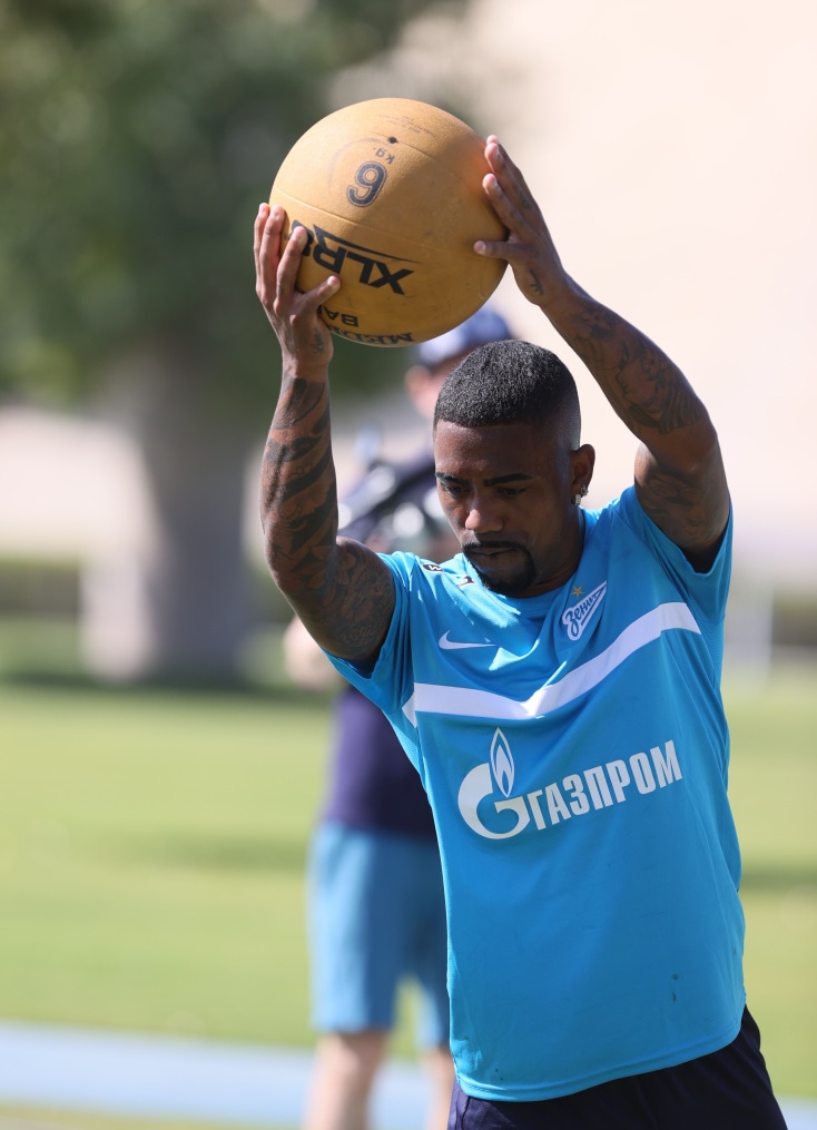 «Газпром»-тренировочные сборы в Дубае: 14 января, утренняя тренировка