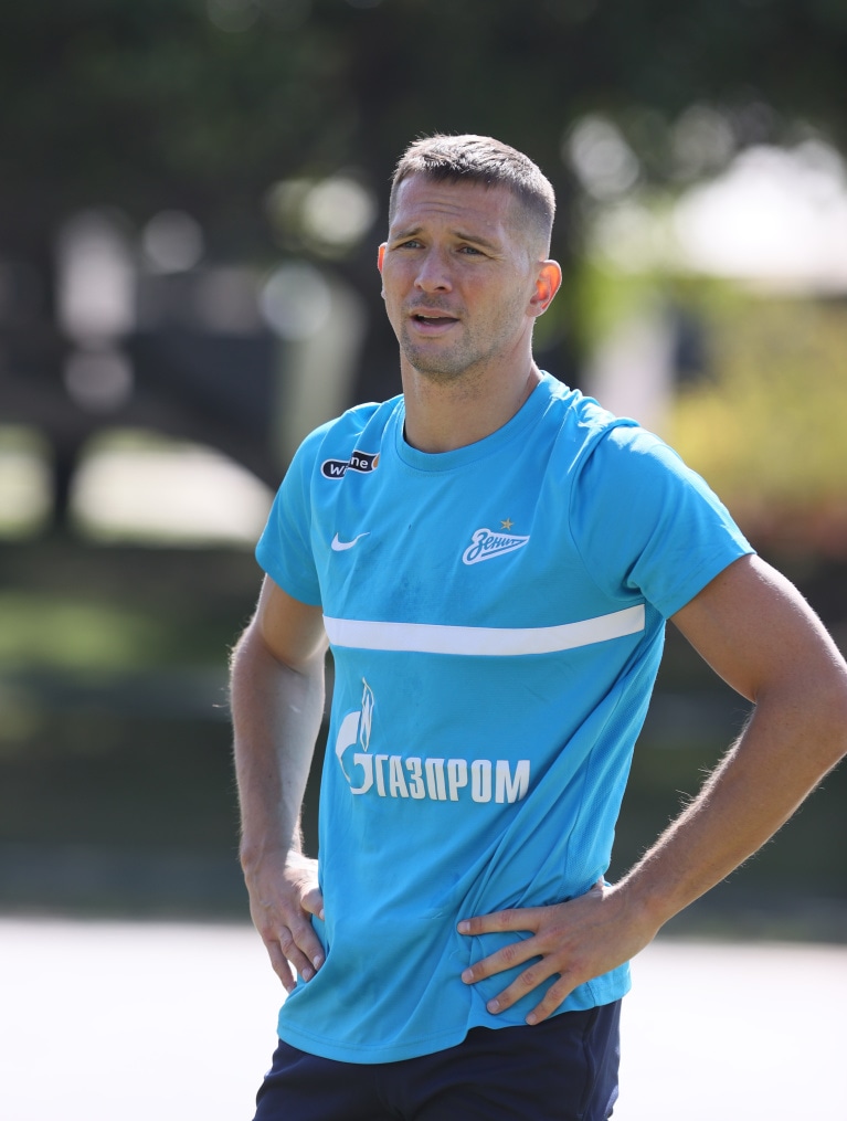 «Газпром»-тренировочные сборы в Дубае: 14 января, утренняя тренировка