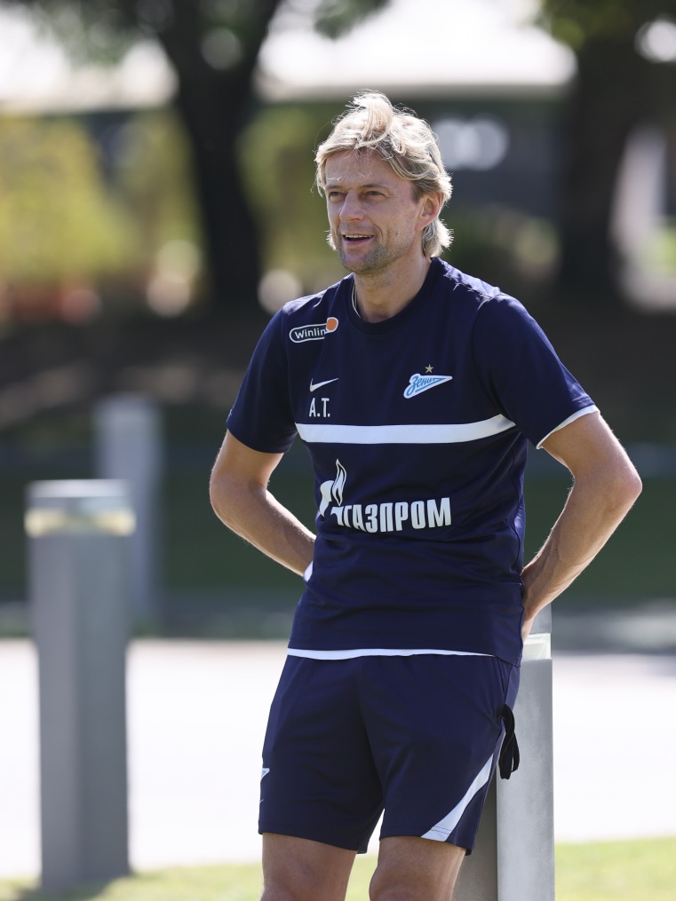 «Газпром»-тренировочные сборы в Дубае: 14 января, утренняя тренировка