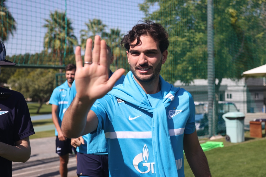 «Газпром»-тренировочные сборы в Дубае: 14 января, утренняя тренировка