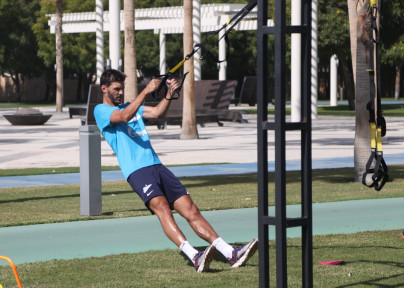 «Газпром»-тренировочные сборы в Дубае: 14 января, утренняя тренировка