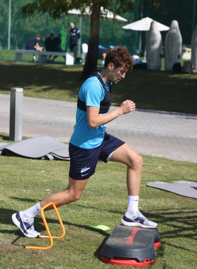 «Газпром»-тренировочные сборы в Дубае: 14 января, утренняя тренировка