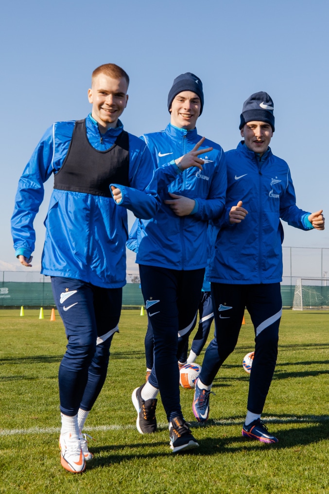 Сборы «Зенита»-м в Турции: 21 января, утренняя тренировка