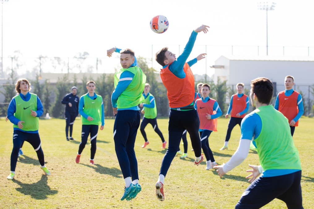 Сборы «Зенита»-м в Турции: 21 января, утренняя тренировка