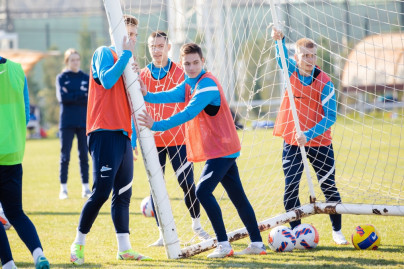 Сборы «Зенита»-м в Турции: 21 января, утренняя тренировка