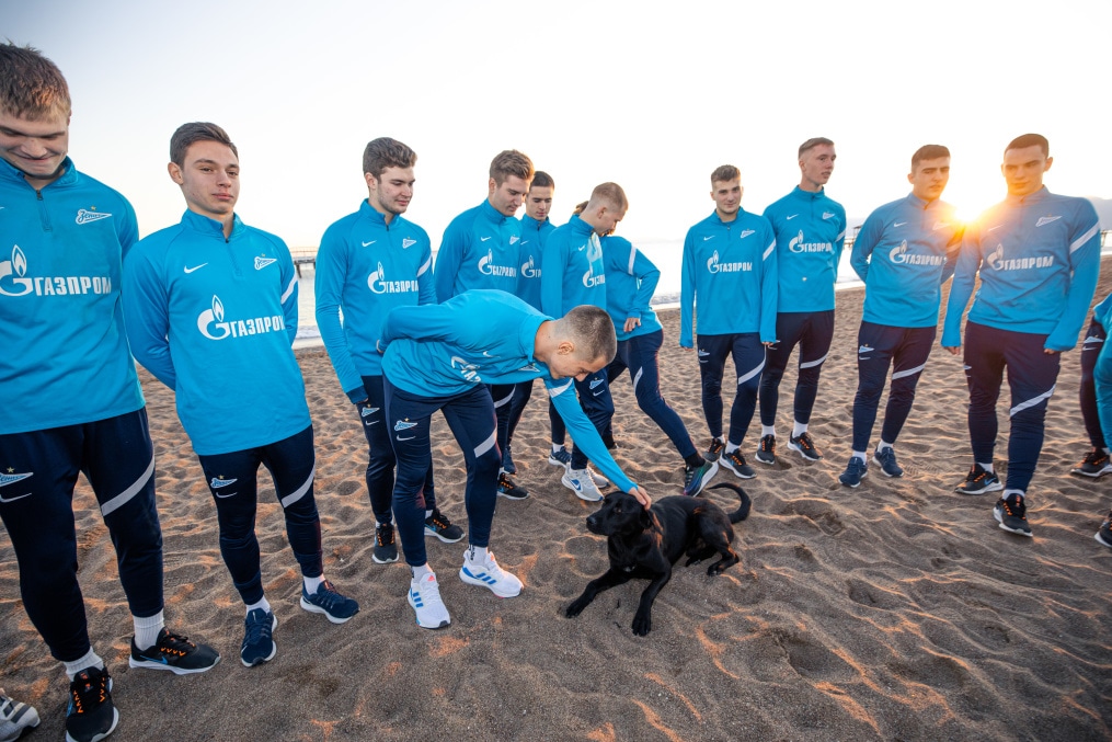 Сборы «Зенита»-м в Турции: 16 января, вечерняя тренировка