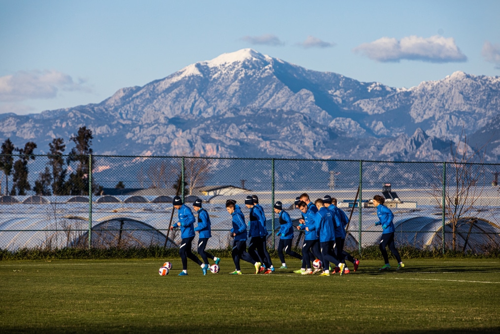 Сборы «Зенита»-м в Турции: 19 января, вечерняя тренировка