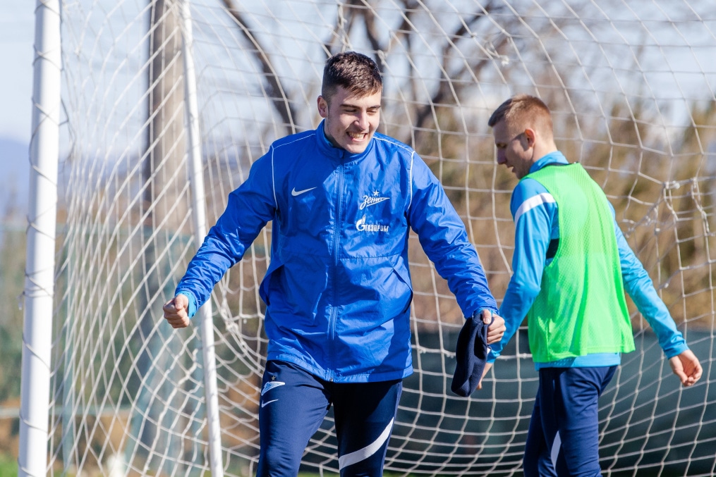 Сборы «Зенита»-м в Турции: 24 января, утренняя тренировка