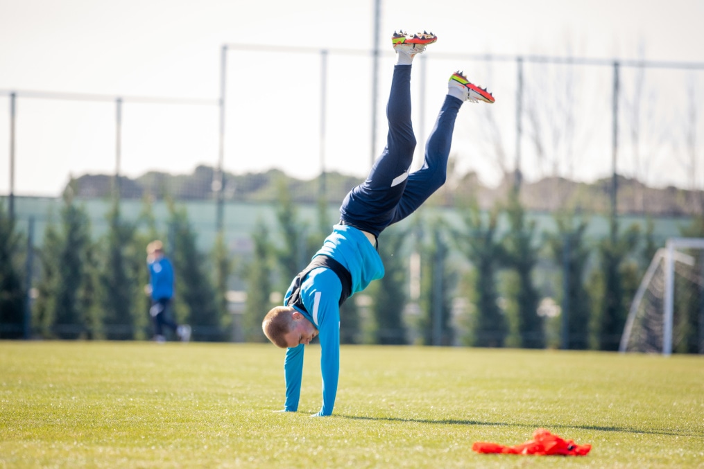 Сборы «Зенита»-м в Турции: 28 января, утренняя тренировка