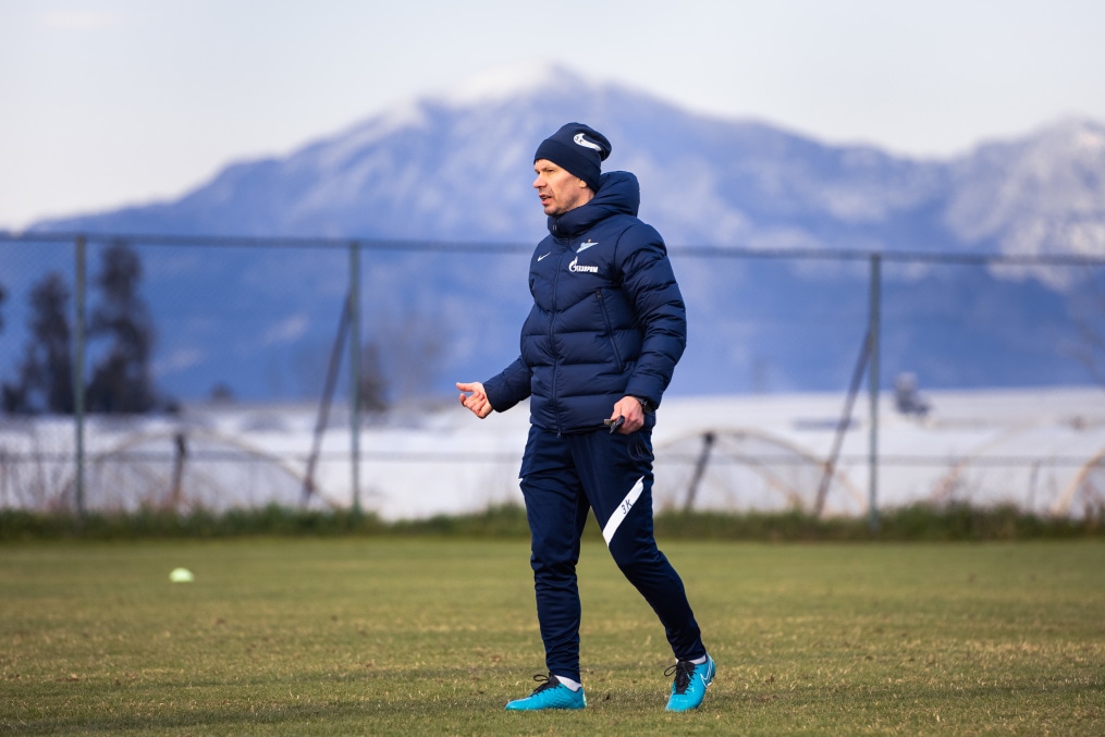 Сборы «Зенита»-м в Турции: 26 января, вечерняя тренировка