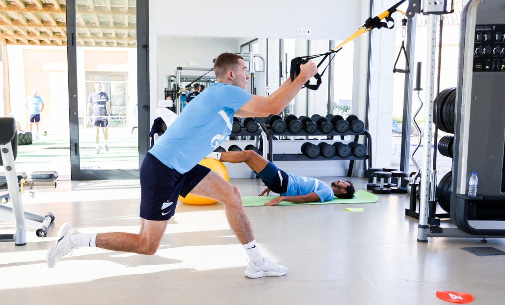 «Газпром»-тренировочные сборы в Португалии: 01 февраля, утренняя тренировка