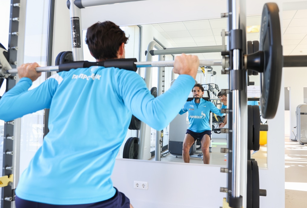 «Газпром»-тренировочные сборы в Португалии: 01 февраля, утренняя тренировка